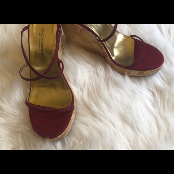 Dolce & Gabbana Checkered Wedges - Women's 37
